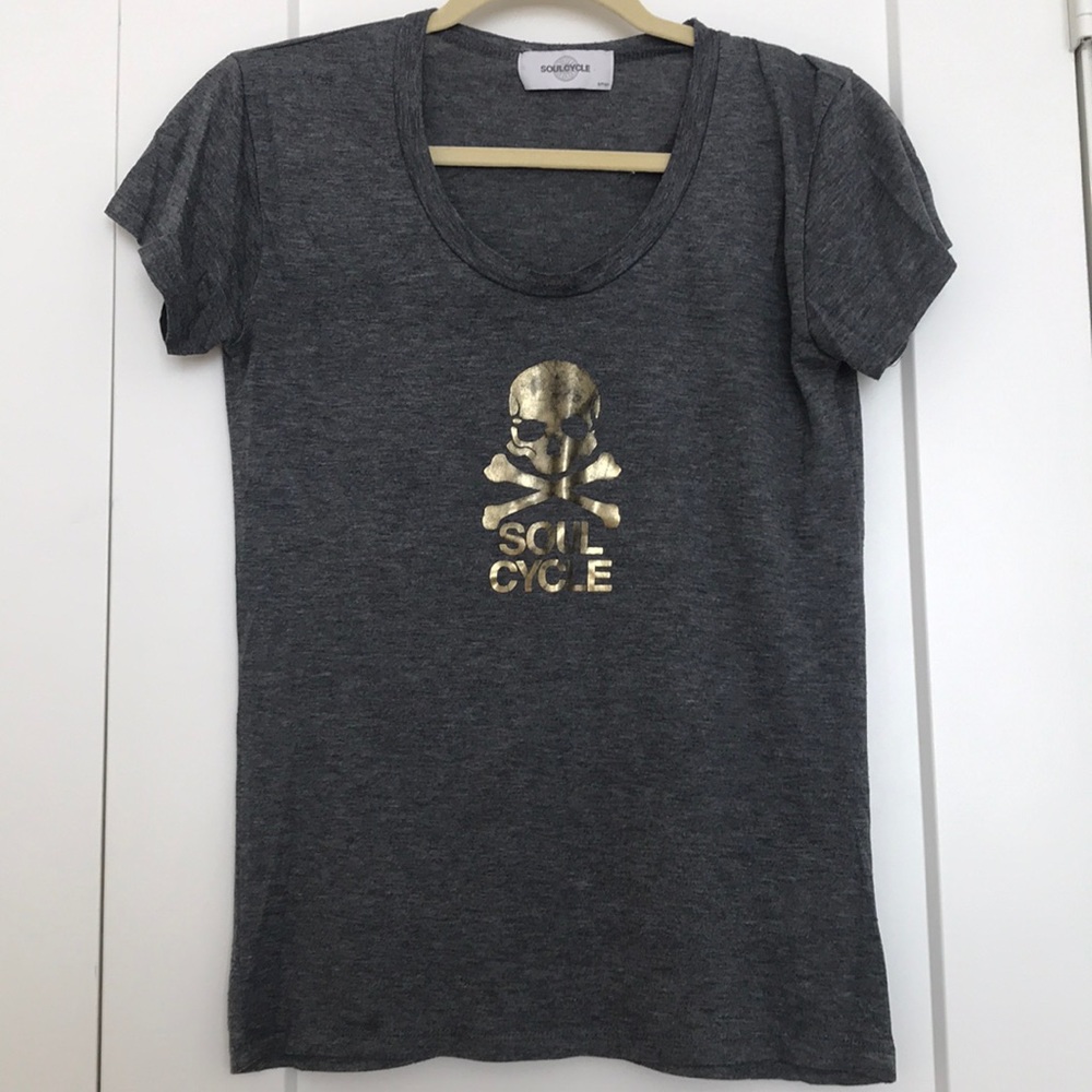 Vintage SoulCycle T-shirt with gold foil logo - Size S